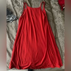 Fashion Nova Flowy Red Dress